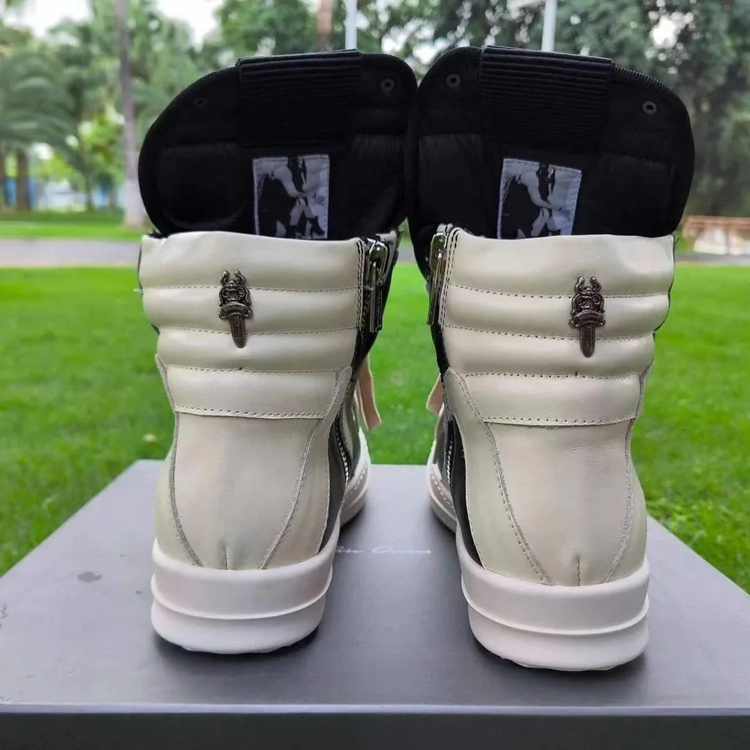 Chrome Hearts White Collab High-Top Sneakers — Photo 15