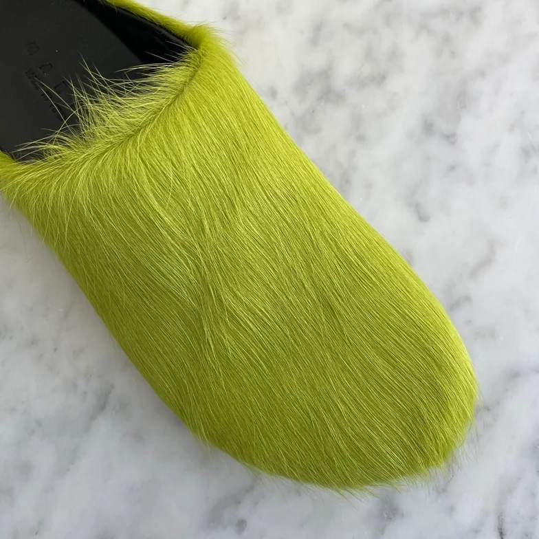 Marni Calfskin Fussbett Sabot Mule — QC