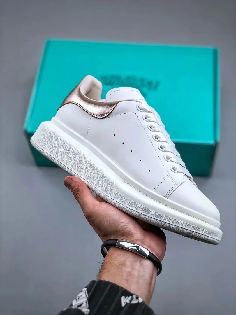 Alexander McQueen Oversized Sneaker White Athletic Sneakers — Photo 3