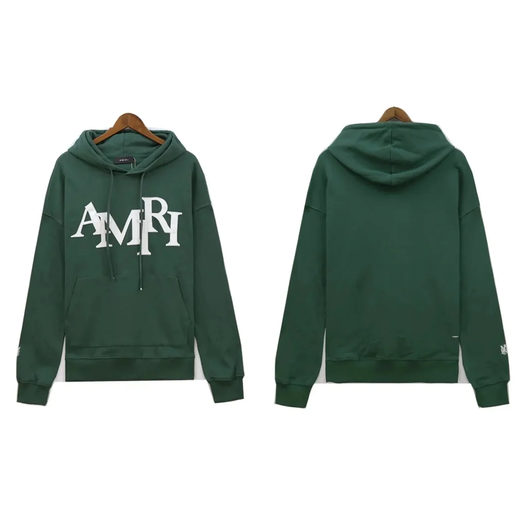 Letter Embroidered Hooded Sweatshirt — QC