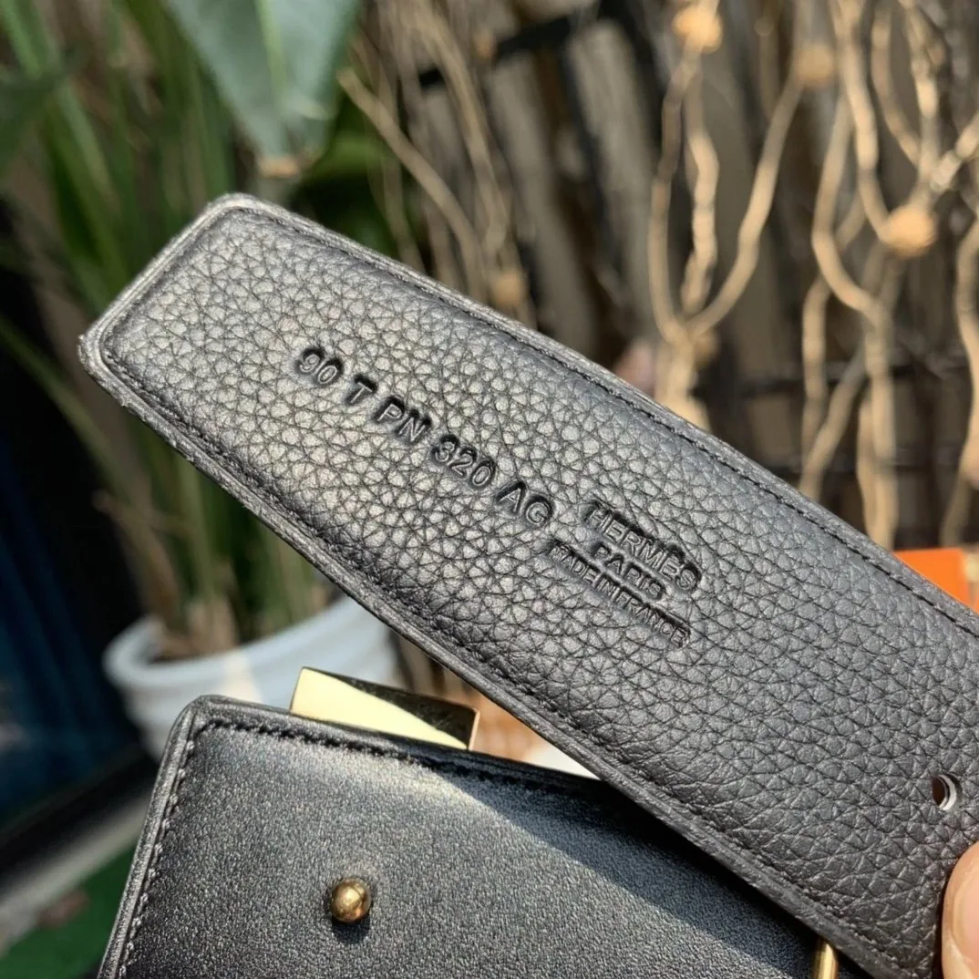 Togo Calfskin Reversible Belt — Photo 6