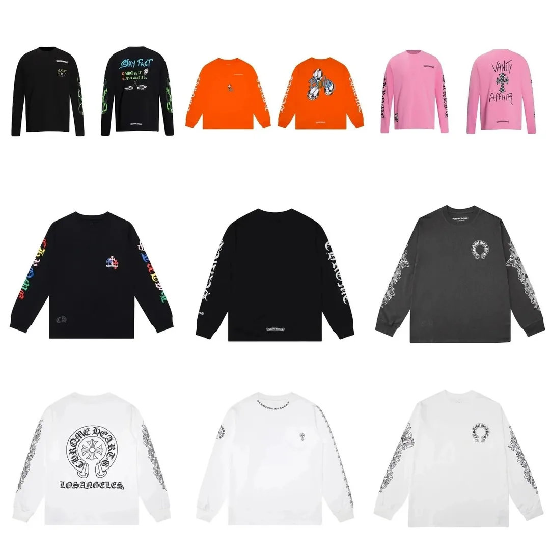 Cotton Print Long-Sleeve Tee