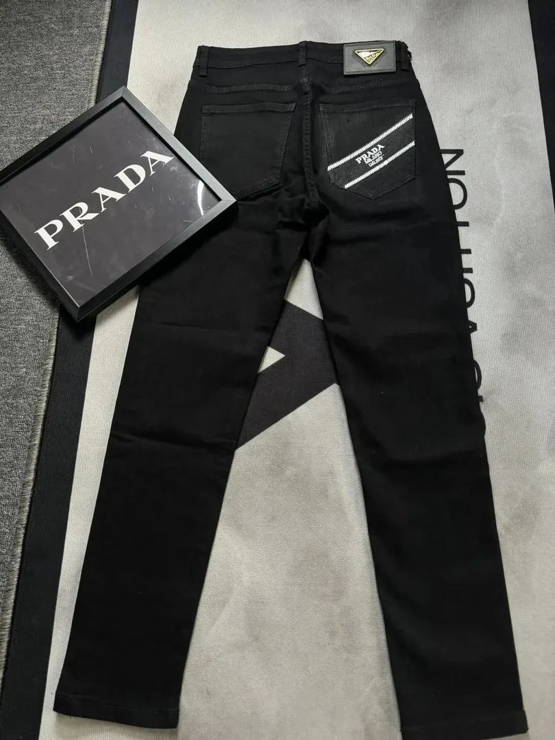Prada White Straight Leg Jeans — QC