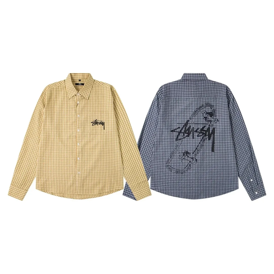 Plaid Print Long-Sleeve Shirt — Photo 15