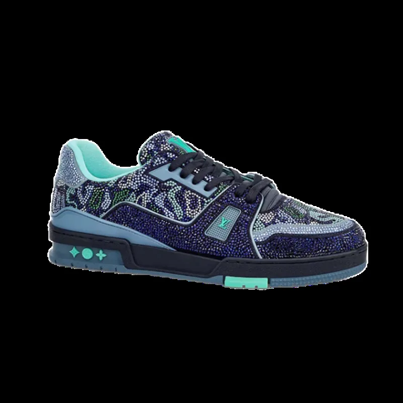 Louis Vuitton LV Trainer Black Lace-Up Sneakers — Photo 3