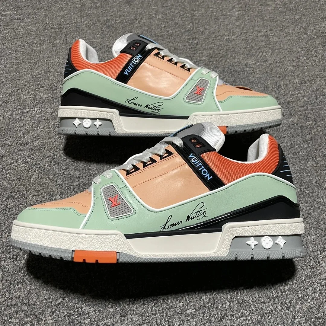 Louis Vuitton LV Trainer Brown Beige Low-Top Trainers