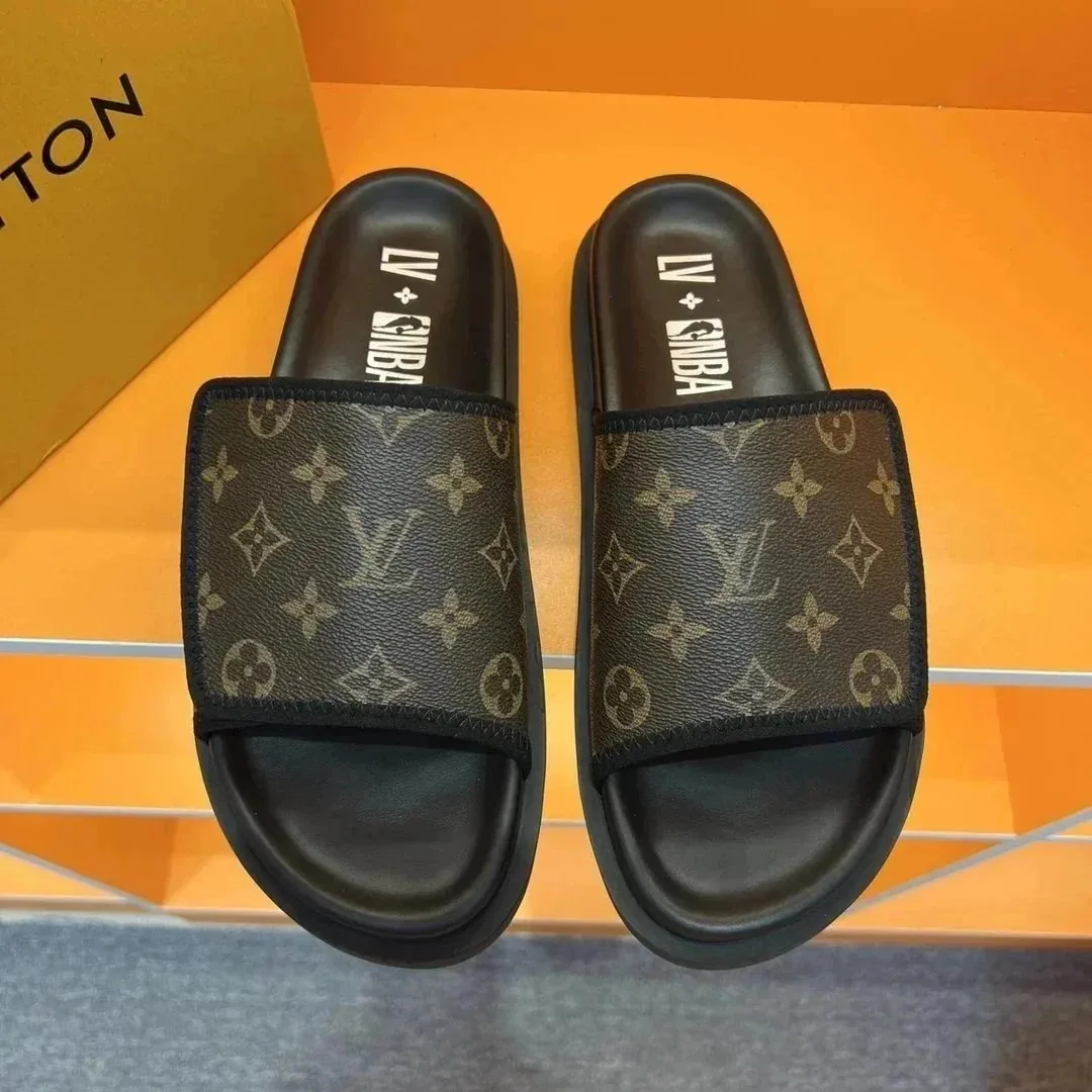 Leather Slides — QC