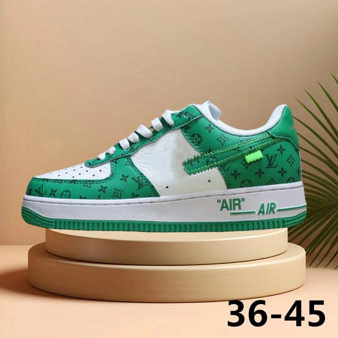Nike Air Force 1 Brown Low-Top Trainers — Photo 9