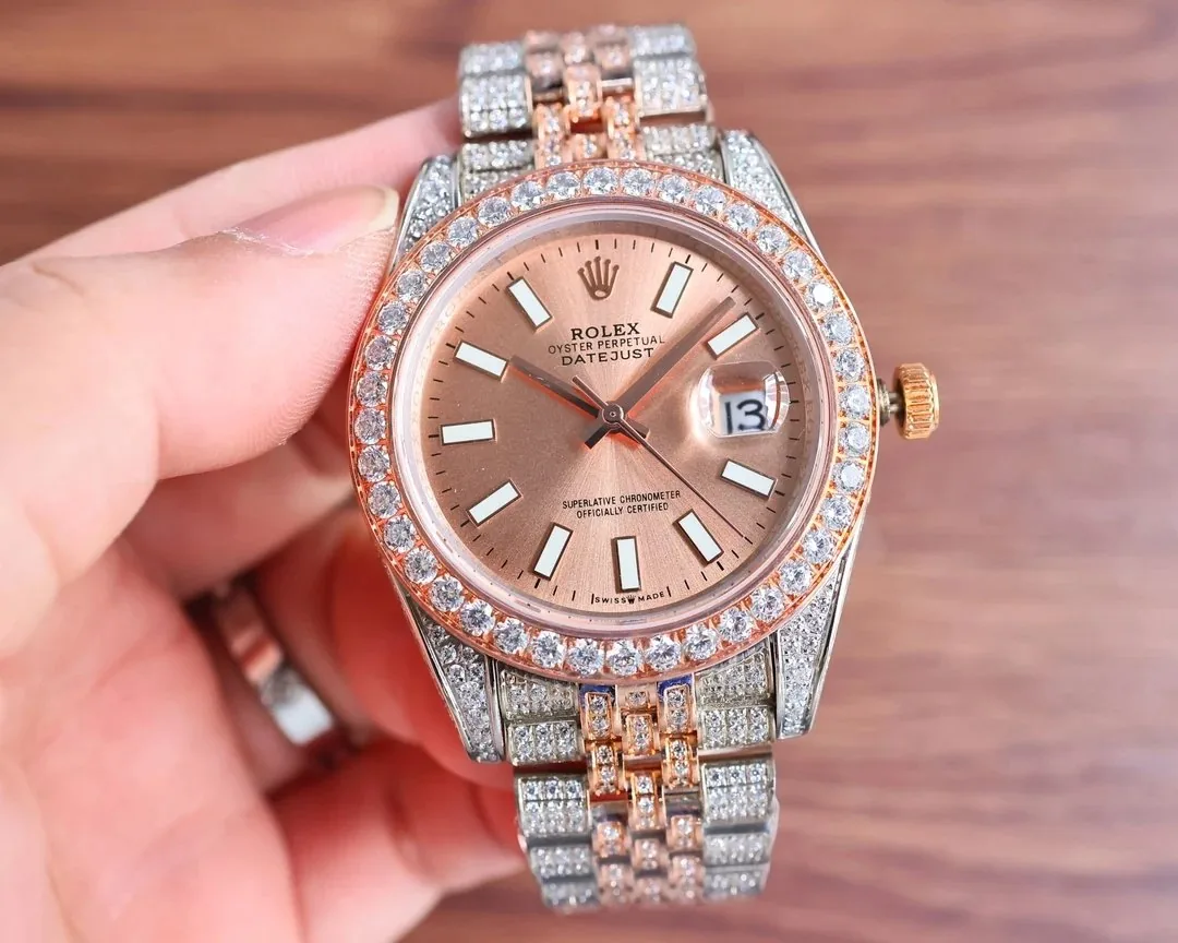 Full Diamond Custom Watch — QC