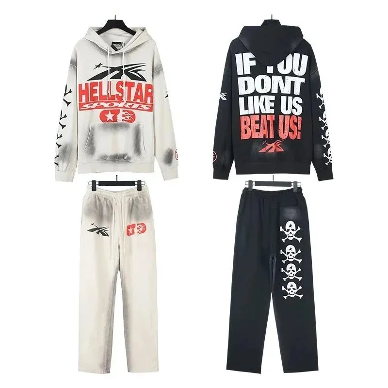 Cotton Hooded Hoodie And Pants Set — Photo 4