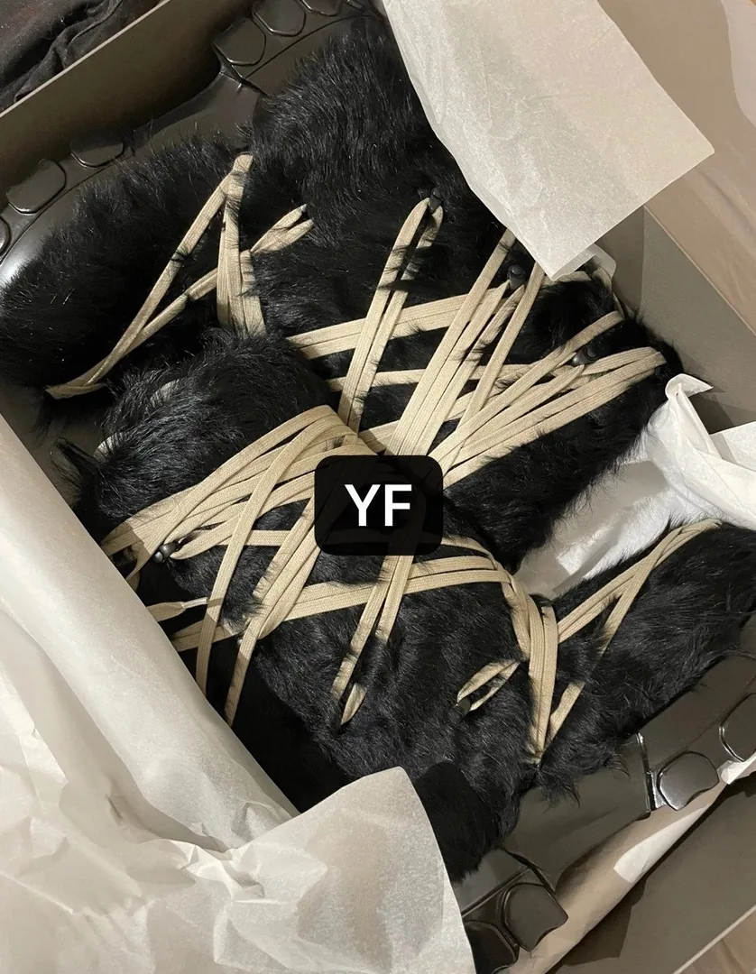 Rick Owens Pony Hair Star Boots — Photo 13