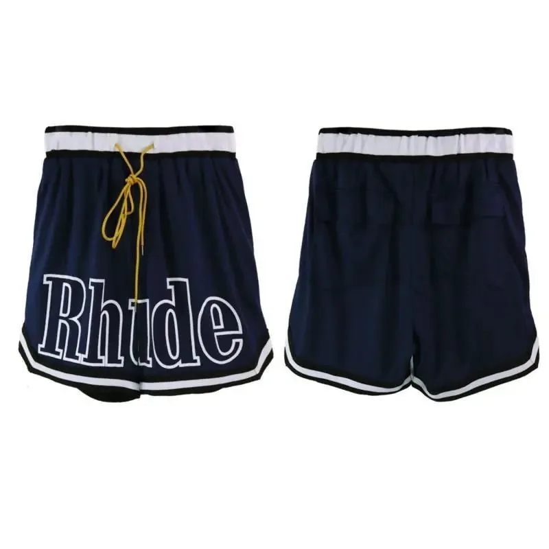 Rhude Drawstring Reflective Basketball Shorts — QC