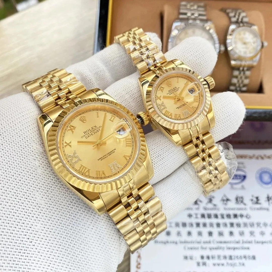 Rolex Datejust Pink Dial Watch — QC