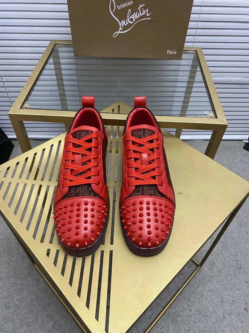 Christian Louboutin Black Low-Top Sneakers — QC