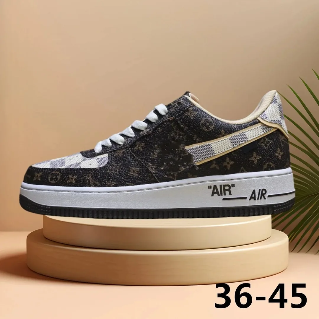 Nike Air Force 1 Brown Low-Top Trainers — Photo 6