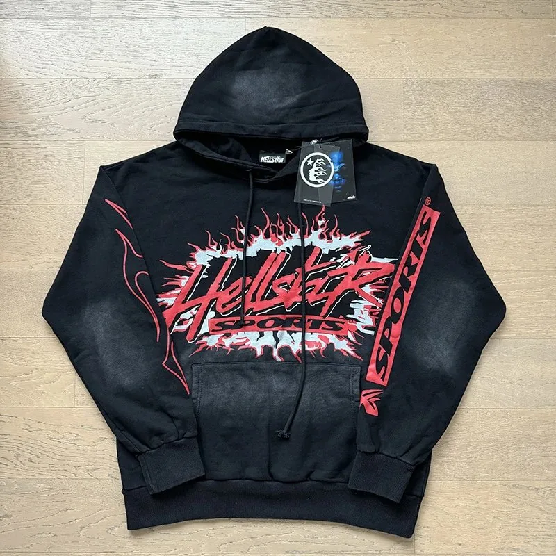 Washed Distressed Hoodie — Photo 4