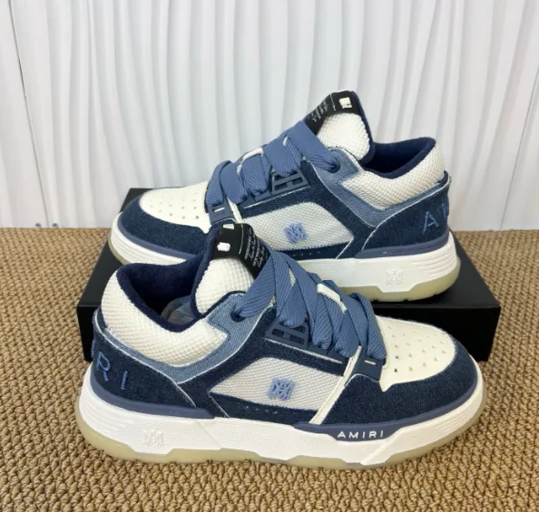 Amiri MA-1 White Grey Puffy Sneakers — QC