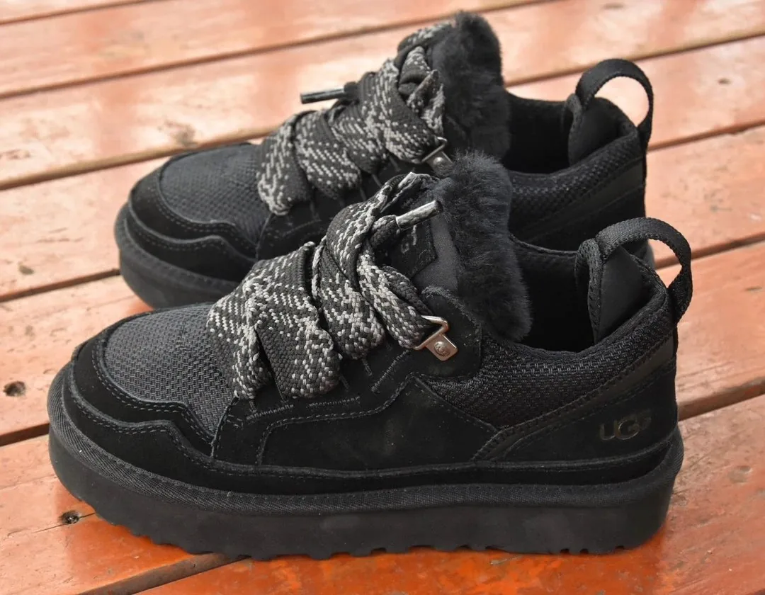 UGG Lowmel Brown Shearling Snow Boots — photo 3