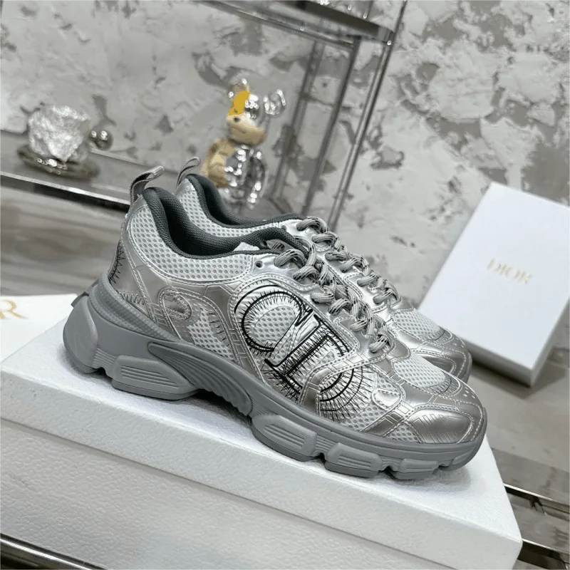 Dior Chrono White Sneakers — QC