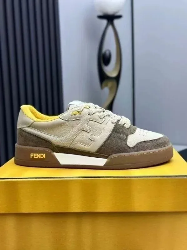 Fendi White Low-Top Skate Shoes — QC