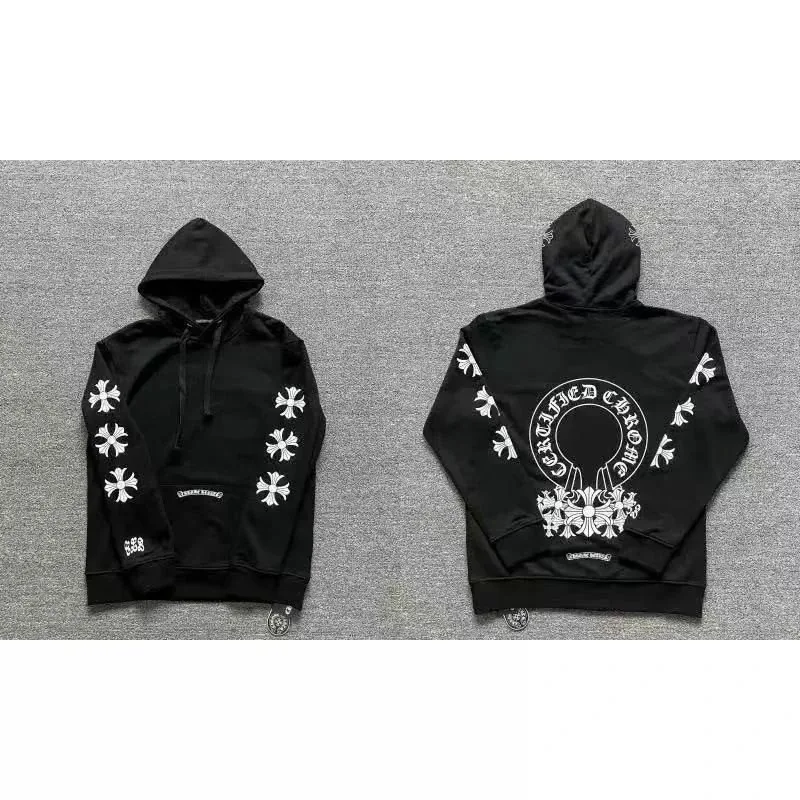 Graffiti Flame Cross Hoodie — Photo 6