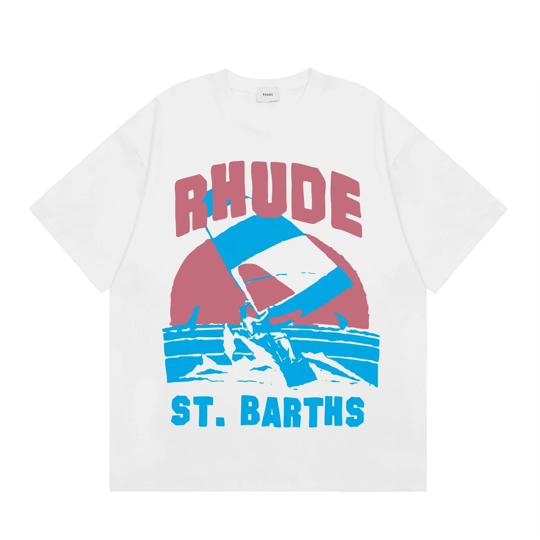 Rhude Sunset and Logo Print T-Shirt Collection — Photo 5