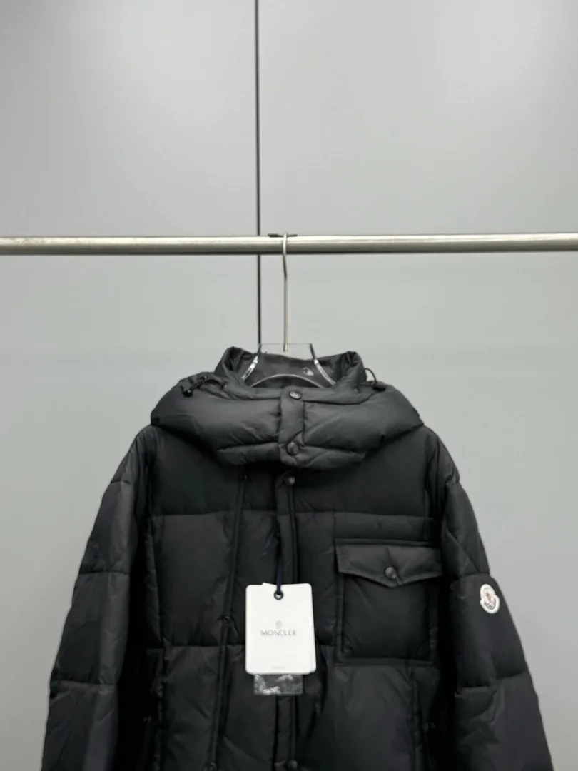 Double Breasted Hooded Puffer Down Jacket — photo 3