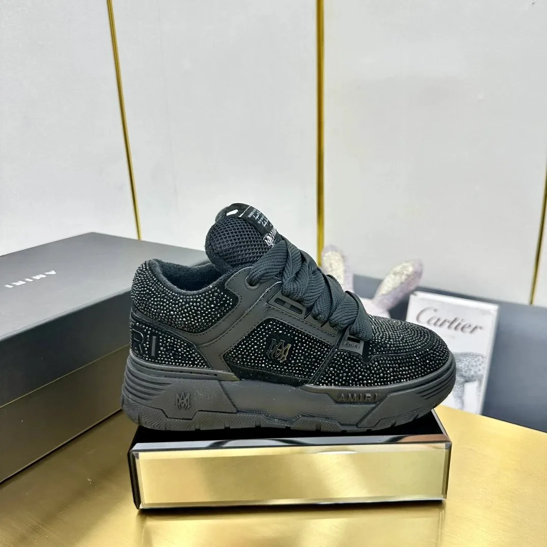 Amiri MA-1 White Grey Puffy Sneakers — QC