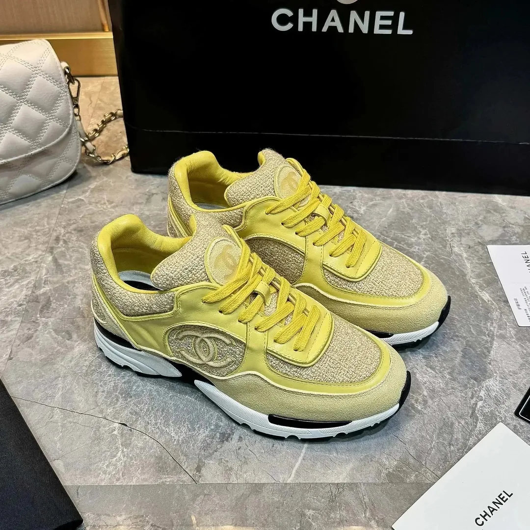 Chanel White Sneakers — QC