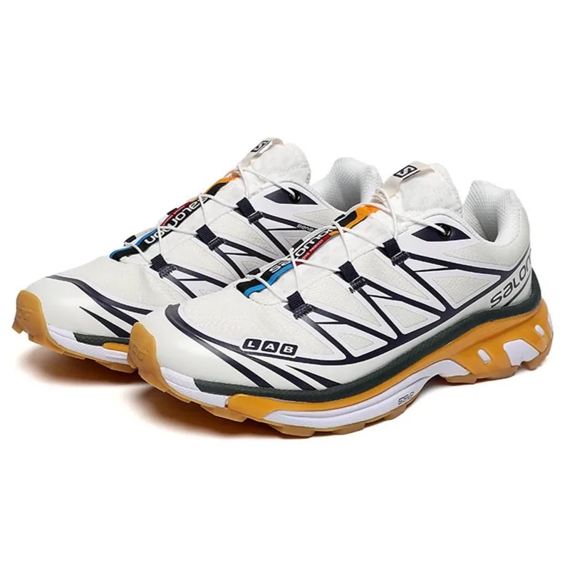 Salomon XT-6 Grey Lightweight Hiking Shoes — Photo 7