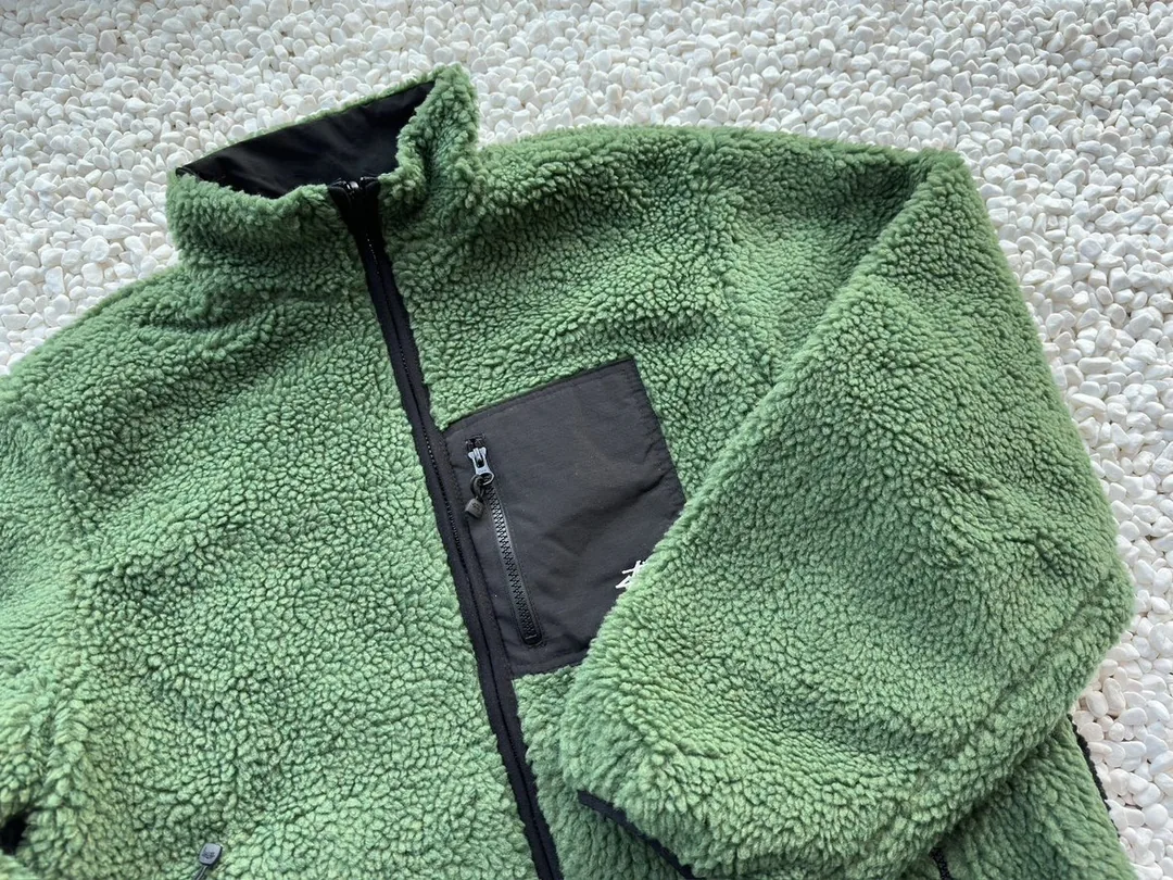 Reversible Eight Ball Shearling Jacket — Photo 9