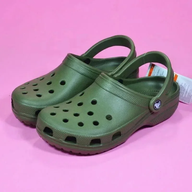 Crocs Classic Clog Red Slip-On Clogs — Photo 14