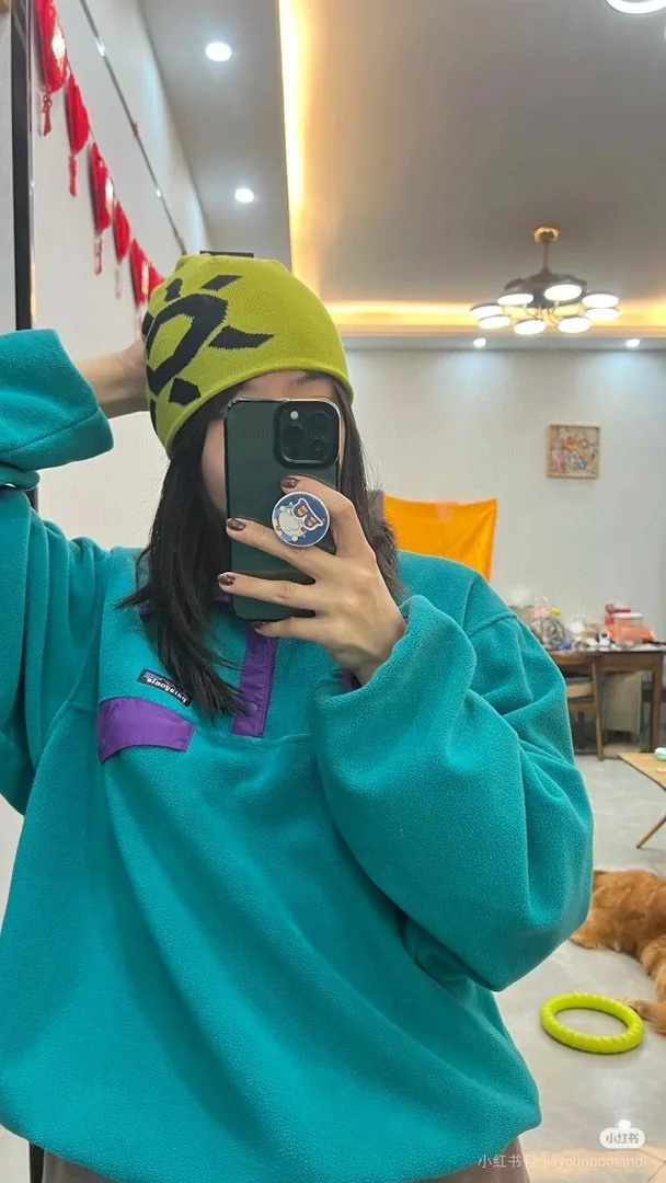 Patagonia Fleece Snap Pullover Jacket — QC