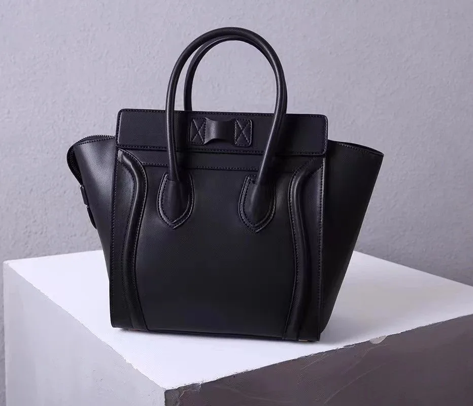 Celine Mini Luggage Black Smooth Leather — photo 2