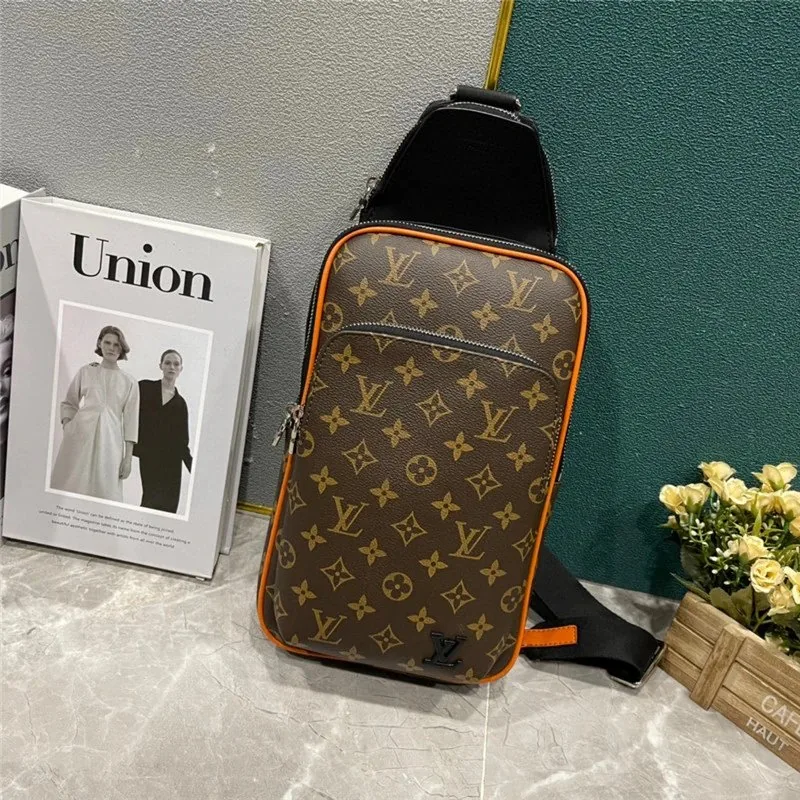 Louis Vuitton Leather Crossbody Bag — QC