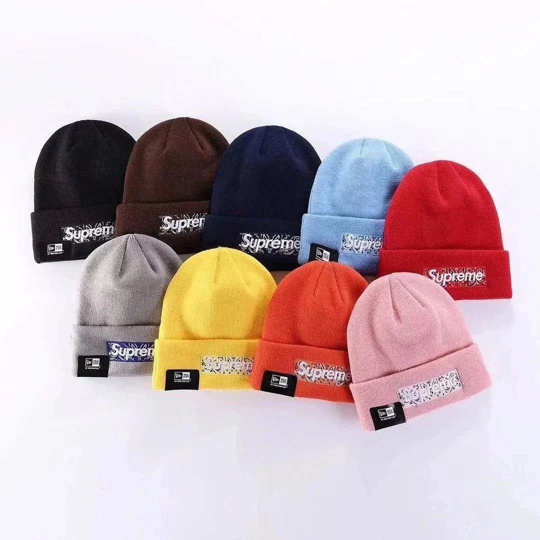 Embroidered Knit Beanie