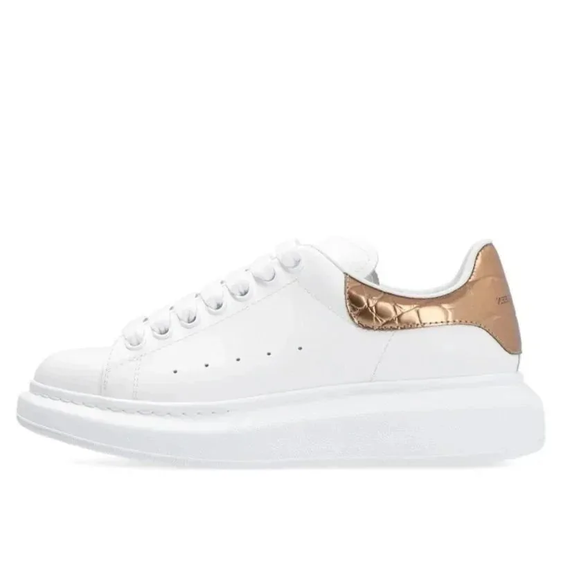 Alexander McQueen Oversized Sneaker White Breathable Platform Sneakers — Photo 15