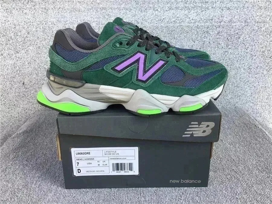 New Balance NB 9060 White Low-Top Sneakers — Photo 8
