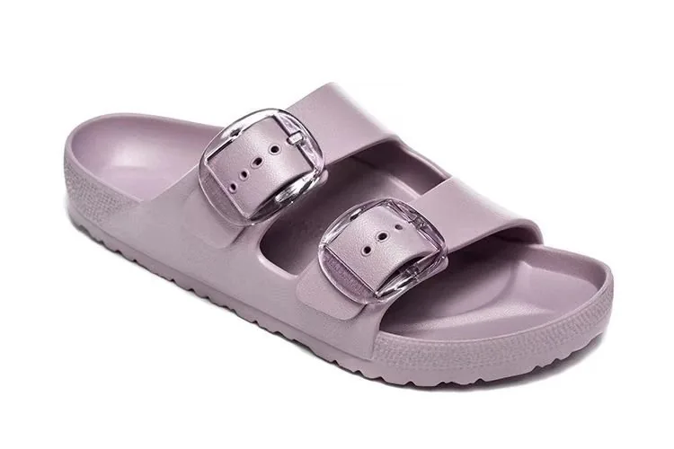 Birkenstock EVA Double-Buckle Slides — QC