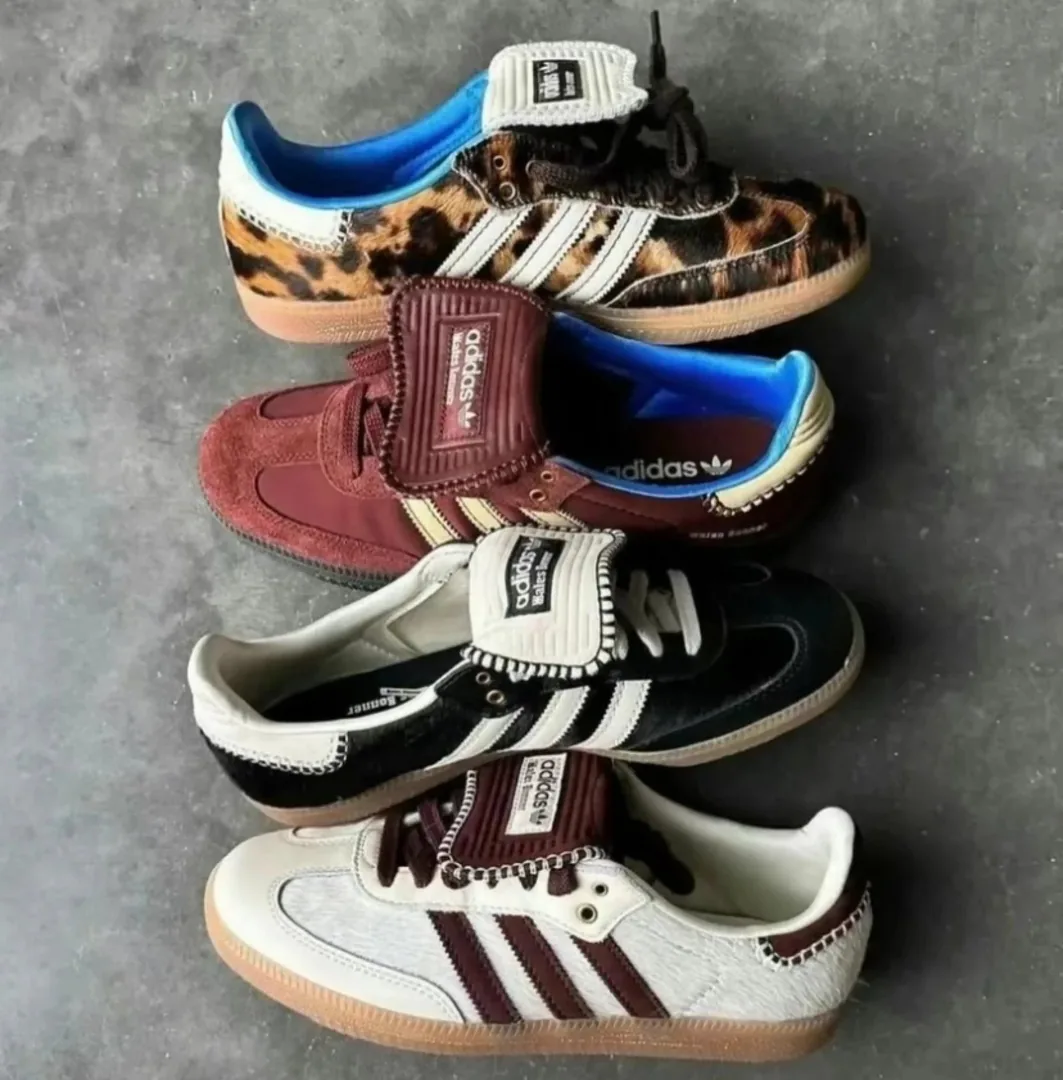Adidas Samba Lace-Up Trainers — Photo 3