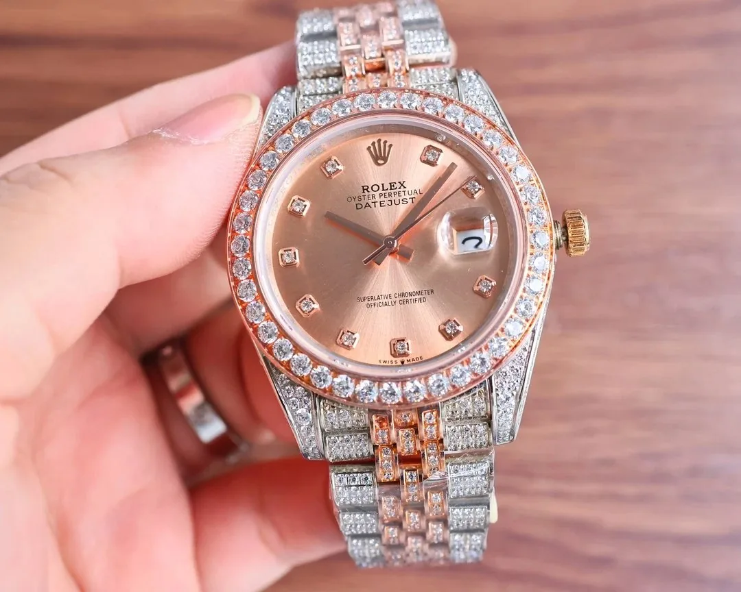 Full Diamond Custom Watch — QC