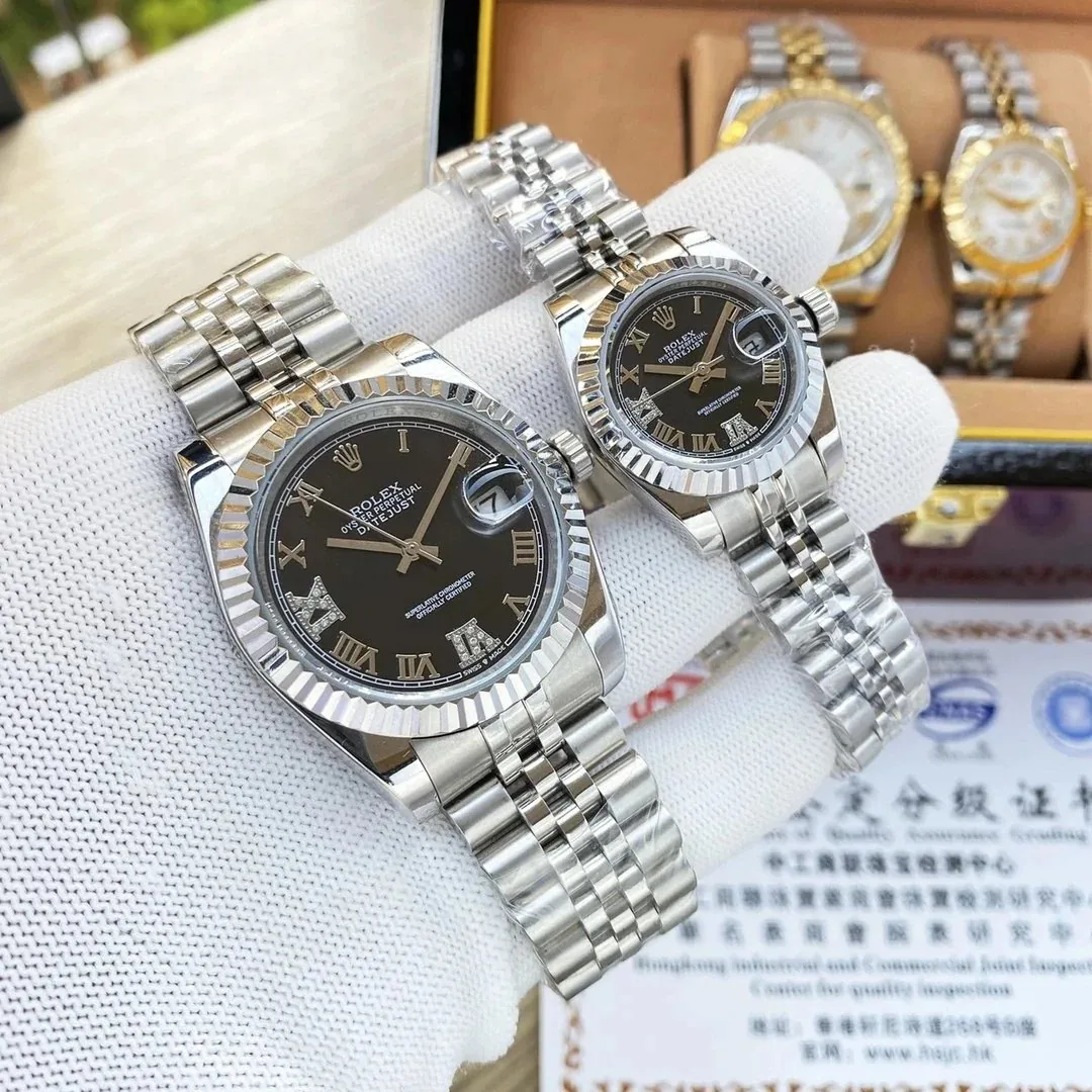 Rolex Datejust Pink Dial Watch — QC