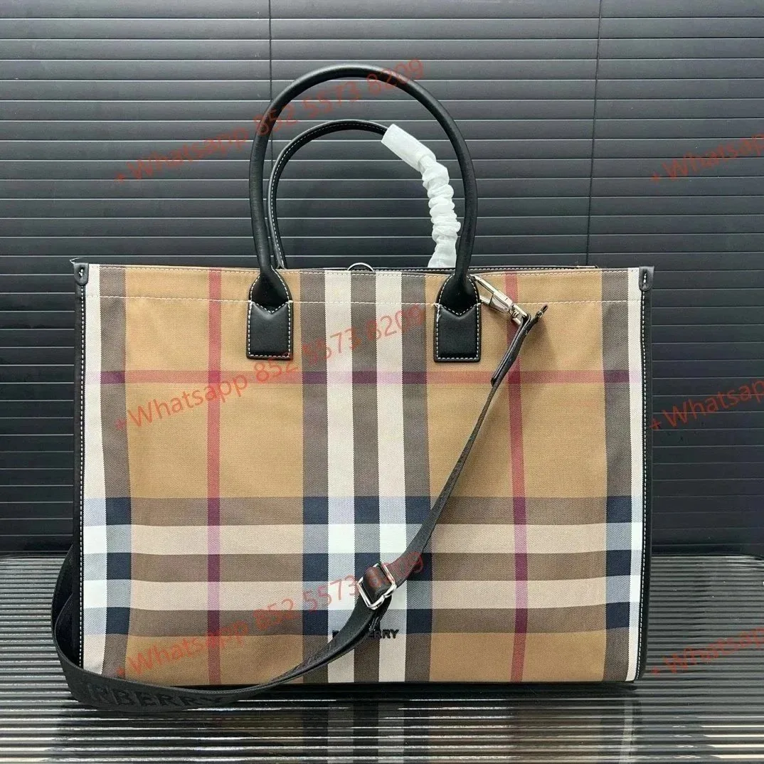 Plaid Business Handbag — photo 4