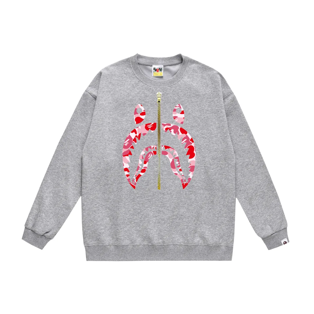 Print Fleece Crewneck Sweatshirt — Photo 6