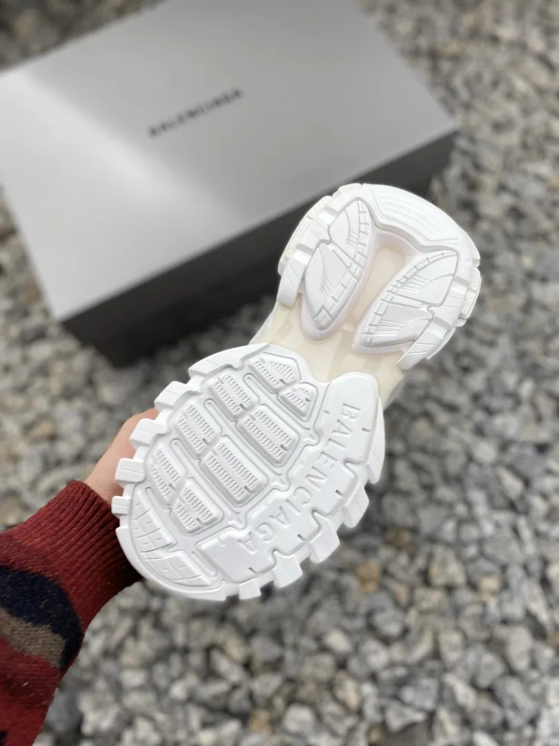 Balenciaga Track White Cream High-Top Trainers — QC