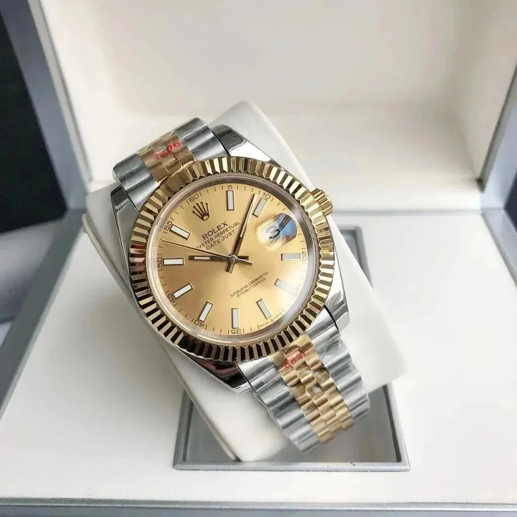 Rolex Oyster Perpetual Datejust Two-Tone Watch — Photo 12