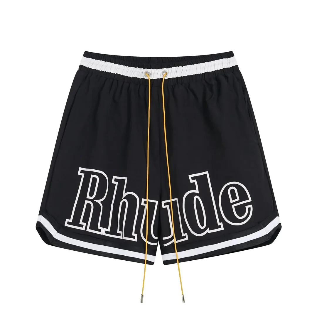 Rhude Letter Logo Knit Shorts — Photo 13