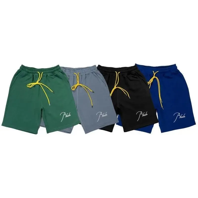 Rhude Drawstring Reflective Basketball Shorts — QC