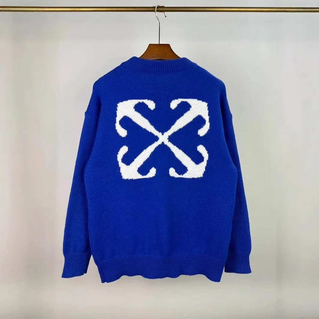 Letter Logo Crewneck Pullover Sweater — Zdjęcie 3