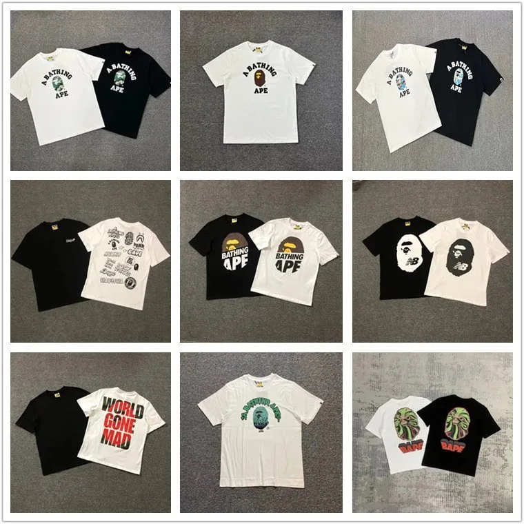 Bape Camo Ape Letter Print T-Shirt — Photo 4